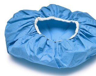 Pokrowce na zagłówek Euronda DELTA MED 10.O1012.00 Hygiene niebieskie z włókniny+wodoodporna warstwa (1-częściowe na zagłówek fotela)