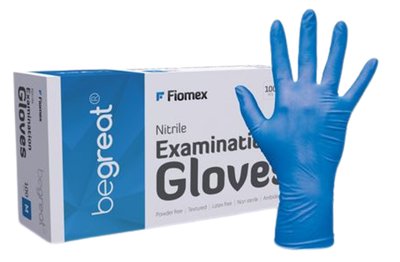 Rukavice Begreat nitril 100ks BLUE - L