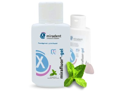 Mirafluor gel - fluoridační gel MÁTA, 250ml