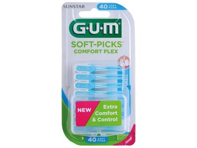 GUM SOFT-PICKS Comfort Flex - mezizubní kartáčky, small, 40ks