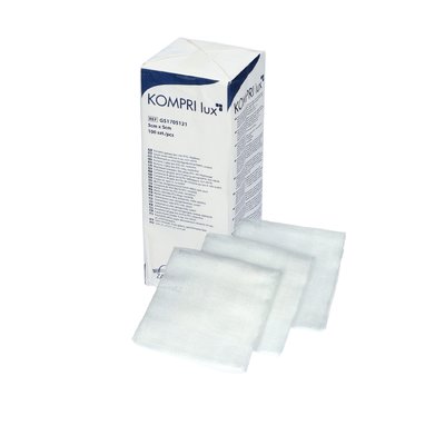 KOMPRI lux - Gázová komprese - 17N, 12W, 5cm x 5cm