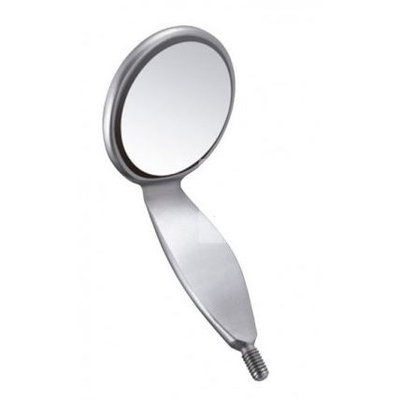 Zrcátko rhodiové ploché OneSide prům. 22 mm (6 ks/bal)