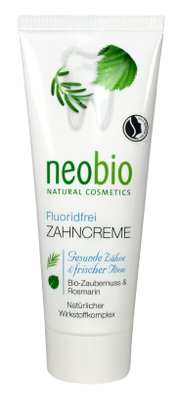 NEOBIO Vilín a Rozmarýn BIO zubní pasta bez fluoridů, 75 ml