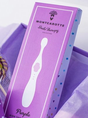 Montcarotte Kids dětský zubní kartáček - fialový