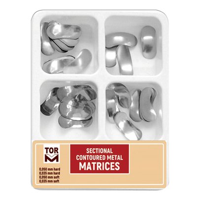 Sectional Contoured Matrices TOR VM sekční matrice - Small Soft 0.035 mm