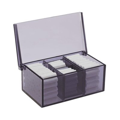 Zásobník na vatové válečky kouřový