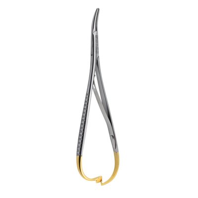 Jehelec Mathieu, zahnutý, 17cm, TC