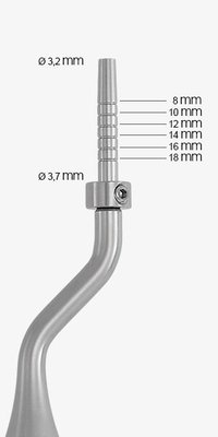 OSTEOTOME CONCAVE ZAHNUTÝ 3,7MM