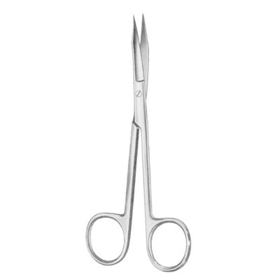 Nůžky na dáseň Goldman Fox zahnuté; 13 cm