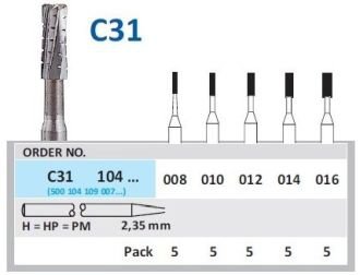 HORICO tvrdokovový vrták - valček 1,2 mm