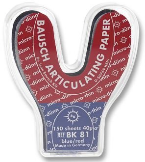 Bausch Arti-Check U-40 µm modročervený
