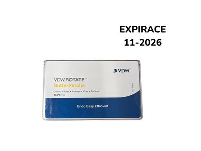 Rotate gutaperčové čepy 40.04, 60ks