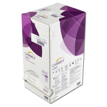 Gammex rukavice latexové sterilní nepudrované vel 6,0 50 párů