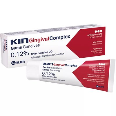 KIN GINGIVAL pasta z chlorheksydyną 0,12% przeciw paradontozie 75ml