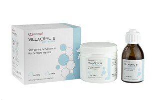 Villacryl S - zestaw 100g+50ml odcień V4 (różowy żyłkowany)