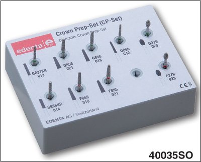 Edenta SET na preparáciu koruniek - 40035SO - 9 nástrojov