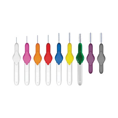 M+W Comfort mezizub.kart. fialové velké 6,0mm 8ks