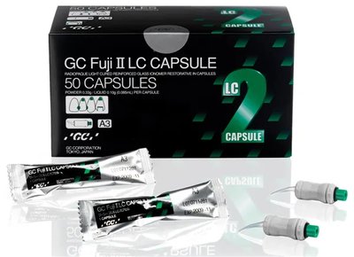GC Fuji II, LC Improved, 50 Capsules, A1, EEP
