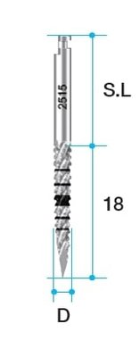 MEGAGEN BD Lindermann Drill ø2.5 - L=20 Middle