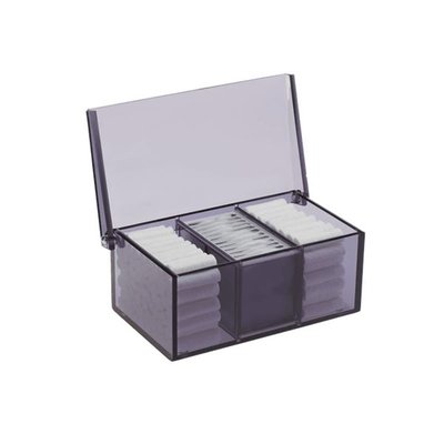 Zásobník na vatové válečky a peletky kouřový