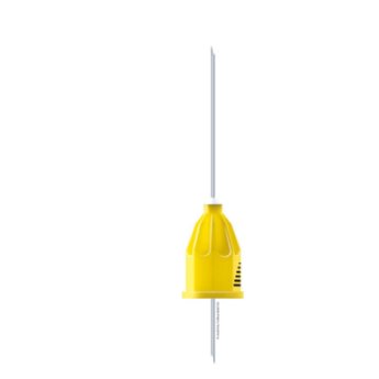 Injekční jehly karpulové Transcodent Luminject 30G 0,3 x 23 mm, žluté, 100ks