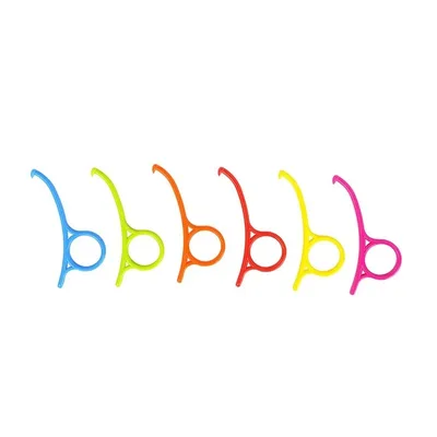 Háček k sejmutí fóliových nosičů, 1 ks - Žlutá