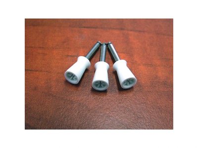 Lešticí kalíšky gumové, 6 lamel do kolénka, 24ks