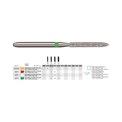 Diamant - dlouhé torpédo FG C 012 (6ks)