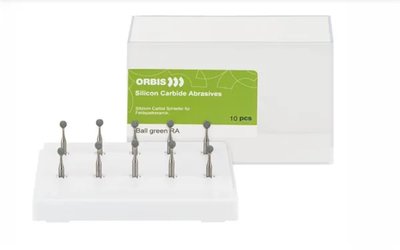 ORBIS leštící tělísko z karbidu křemíku, kulička zelená RA, 10 ks