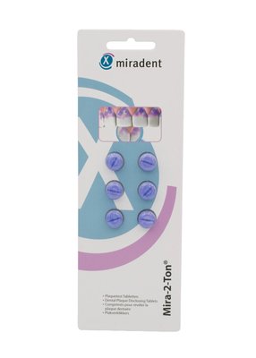 Miradent Mira-2-Ton tablety pro indikaci plaku 6 ks