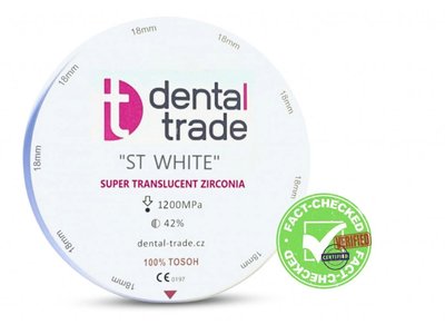 "ST WHITE" Super Translucent zirconia