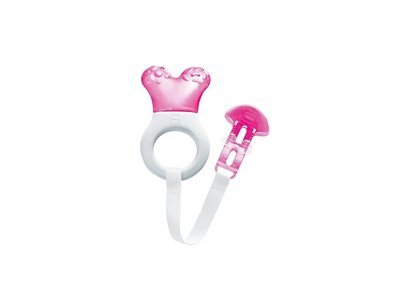 MAM Mini Cooler & Clip 2+m kousátko se sponou fialkové 1 ks