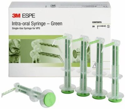 Intraoral syringe zelená (A-silikóny)