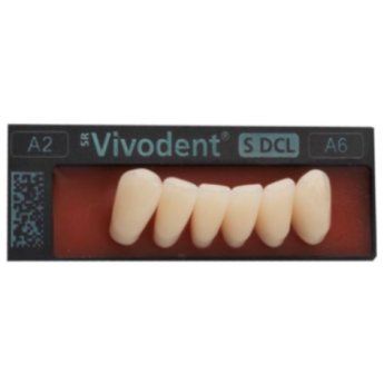 ZUBY SR Vivodent S DCL D4 A3 dolní 6ks