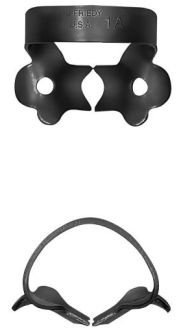 Rubber Dam Clamp 1A Hu-Friedy Black Line