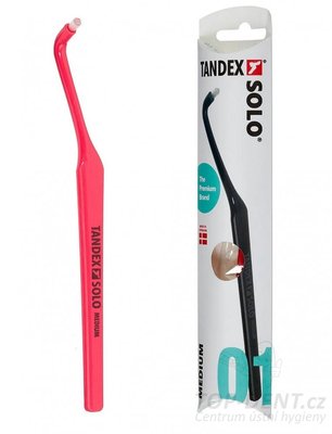 Tandex Solo MEDIUM jednosvazkový kartáček (krabička), 1 ks