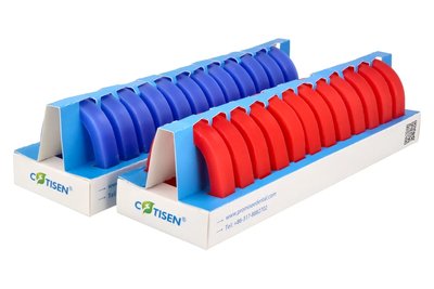 Wosk modelowy wygięty 12 szt. COTISEN - czerwony