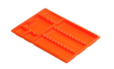 Tácek plastový 18x28cm, 400ks oranžový