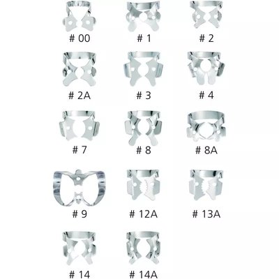 Klamra do koferdamu HySolate "ze skrzydełkami" dawniej Hygenic 1szt