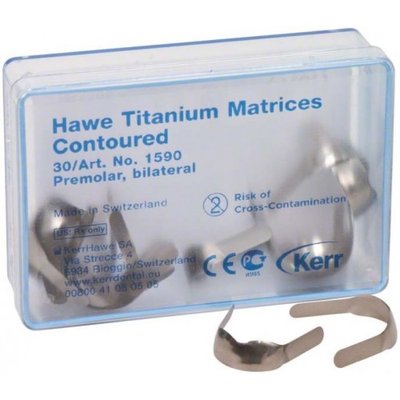 Hawe Neos titanové matrice tvarované, 30 ks