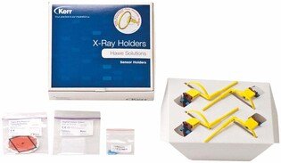 Hawe pozycjoner RVG Super-Bite Senso 2802 Posterior 4szt/op. uchwyt do radiowizjografii do zdjęć okołowierzchołkowych, czerwony uchwyt