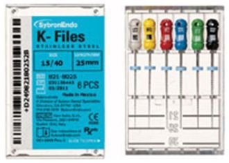 K-File Sybron 30 mm ISO 15-40 6ks