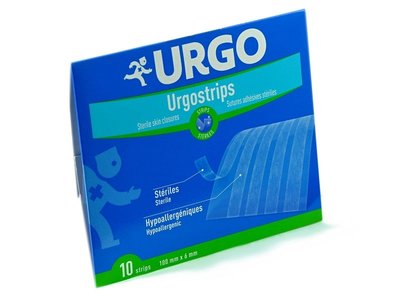 Náplast Urgo Strips 100 x 6 mm sterilní, 10 ks