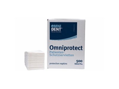 Omniprotect - ochranné roušky pacienta, 3-vrstvé, 500ks bílé