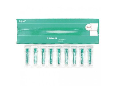 Injekt Solo - jednorázové injekční stříkačky Luer Lock, 5ml