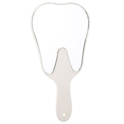 Zoubek zrcátko pro pacienta, bílé
