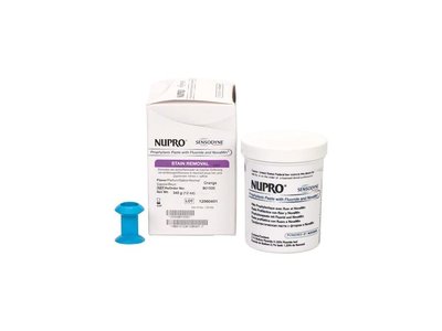 NUPRO Sensodyne NovaMin Stain Removal Jar, pomeranč s FL, 340g