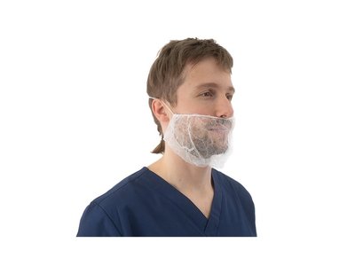 Vousenka z netkané textilie, 40 x 25 cm, 100 ks, bílá