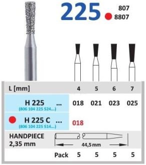 HORICO diamantové vrtáky - obrátený kónus ISO21