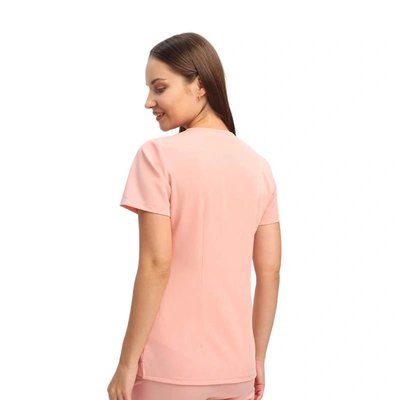 Dámská halena vypasovaná, Elegant Stretch, meruňková - XXL